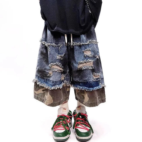 Bermudas Jeans Camufladas Personalizadas e Estilosas - Camuflagem / XXXL