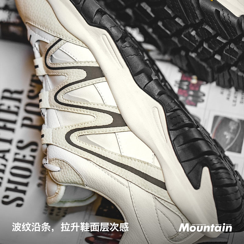 Wavy Solid Sneakers