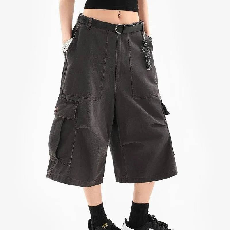 American Retro Summer Denim Jorts