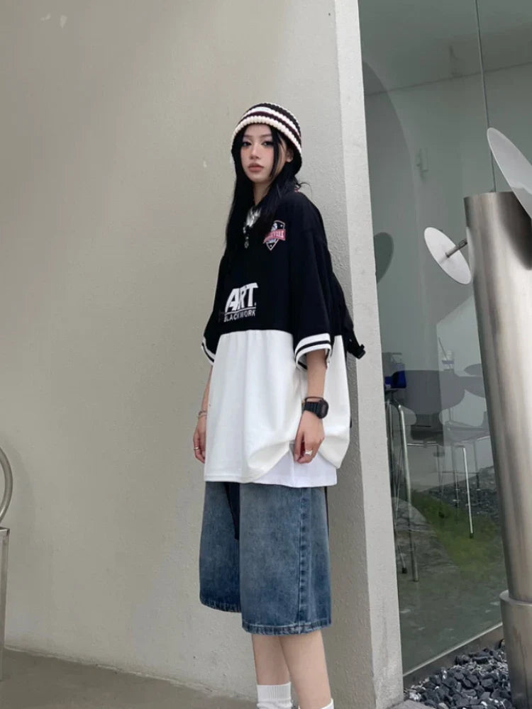 Y2K Baggy Vintage Women's Jorts - MADXMARX