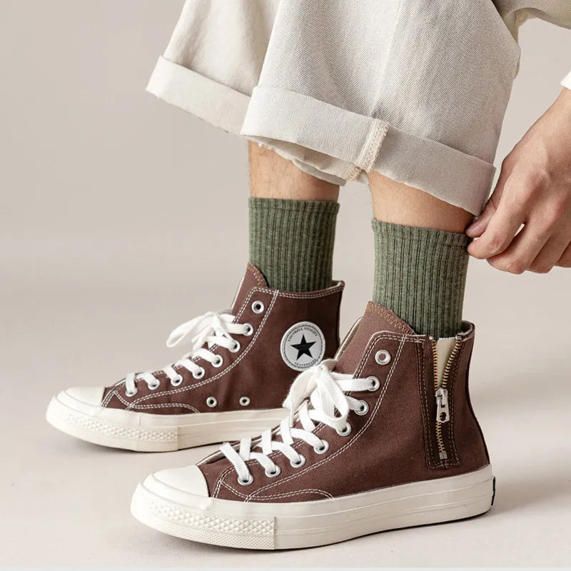 Combed Colorful Breathable Socks