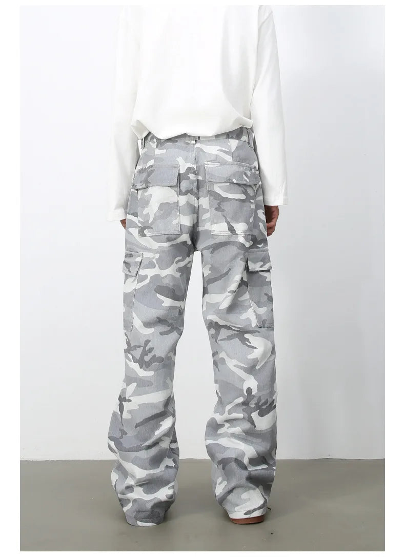 Vintage Cool Camouflage Cargo Jeans