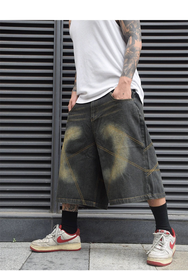 Y2k Baggy Reverse Washed Jorts