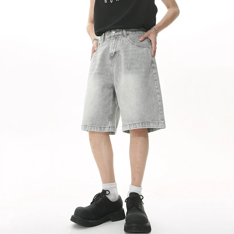 Retro chique denim shorts