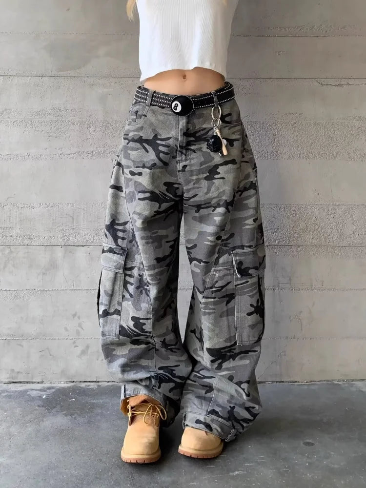 Camouflage Baggy Cool Cargo Jeans