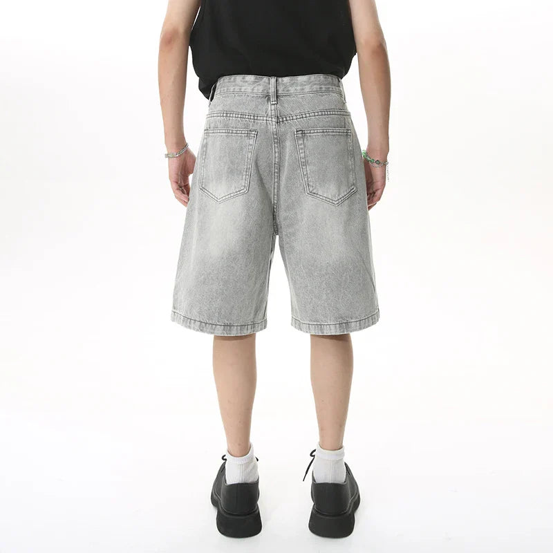 Retro chique denim shorts
