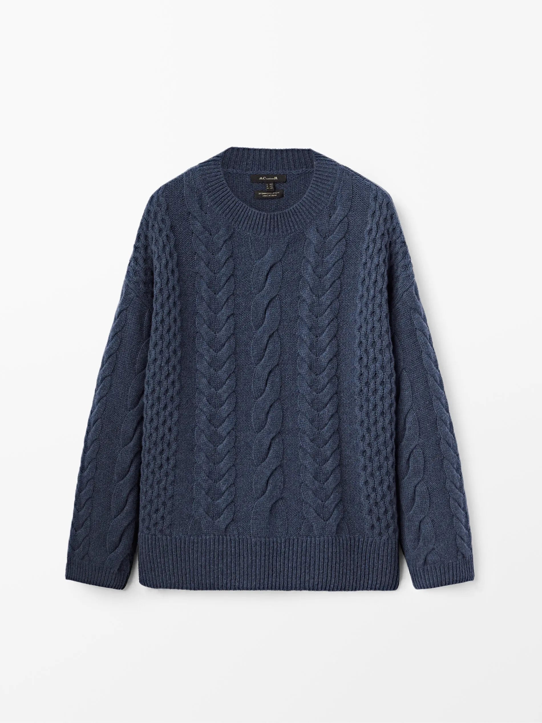 Women Classic Blue Ethereal Striped Sweater