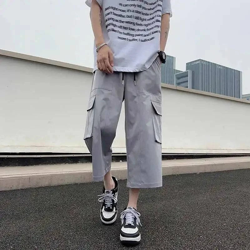 Loose Wide Leg Cargo Jorts