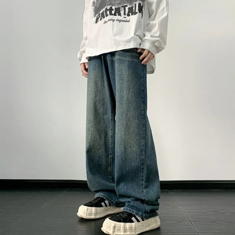 Vintage Loose Fit Hip Hop Denim Jeans