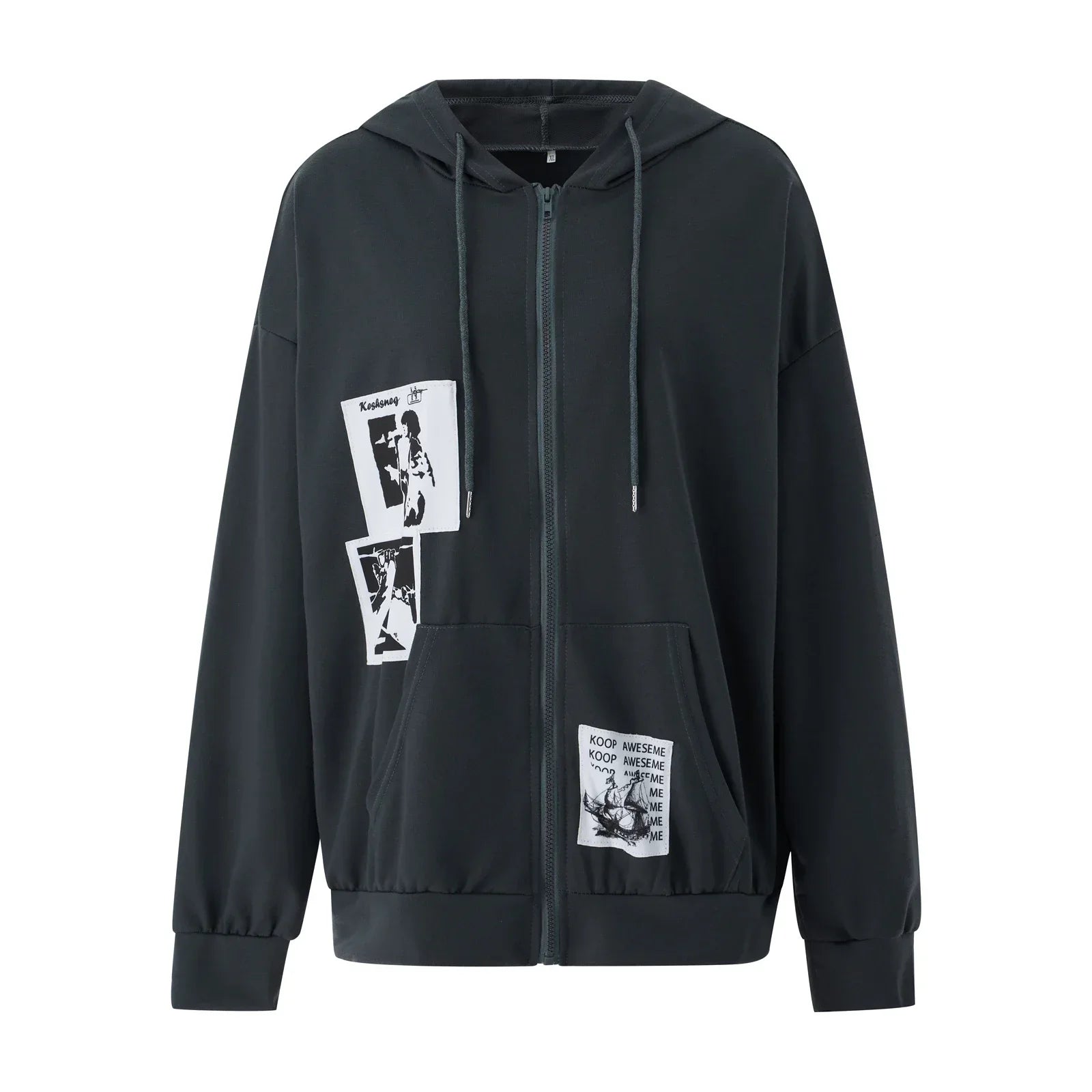 Streetwear Chic Letter Print Cool Sweatshirt