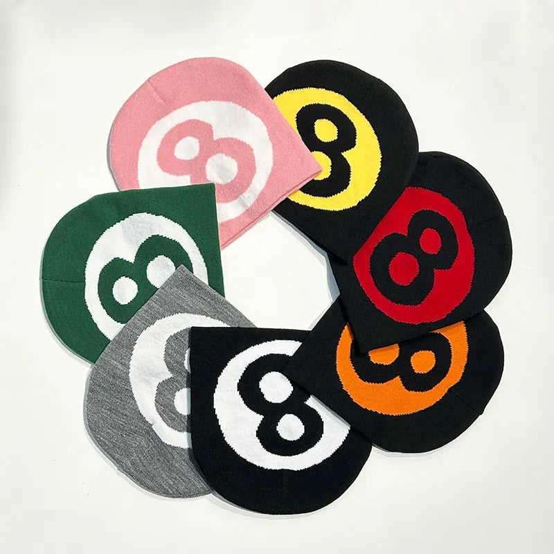 Billiard Balls Soft Knitted Hats