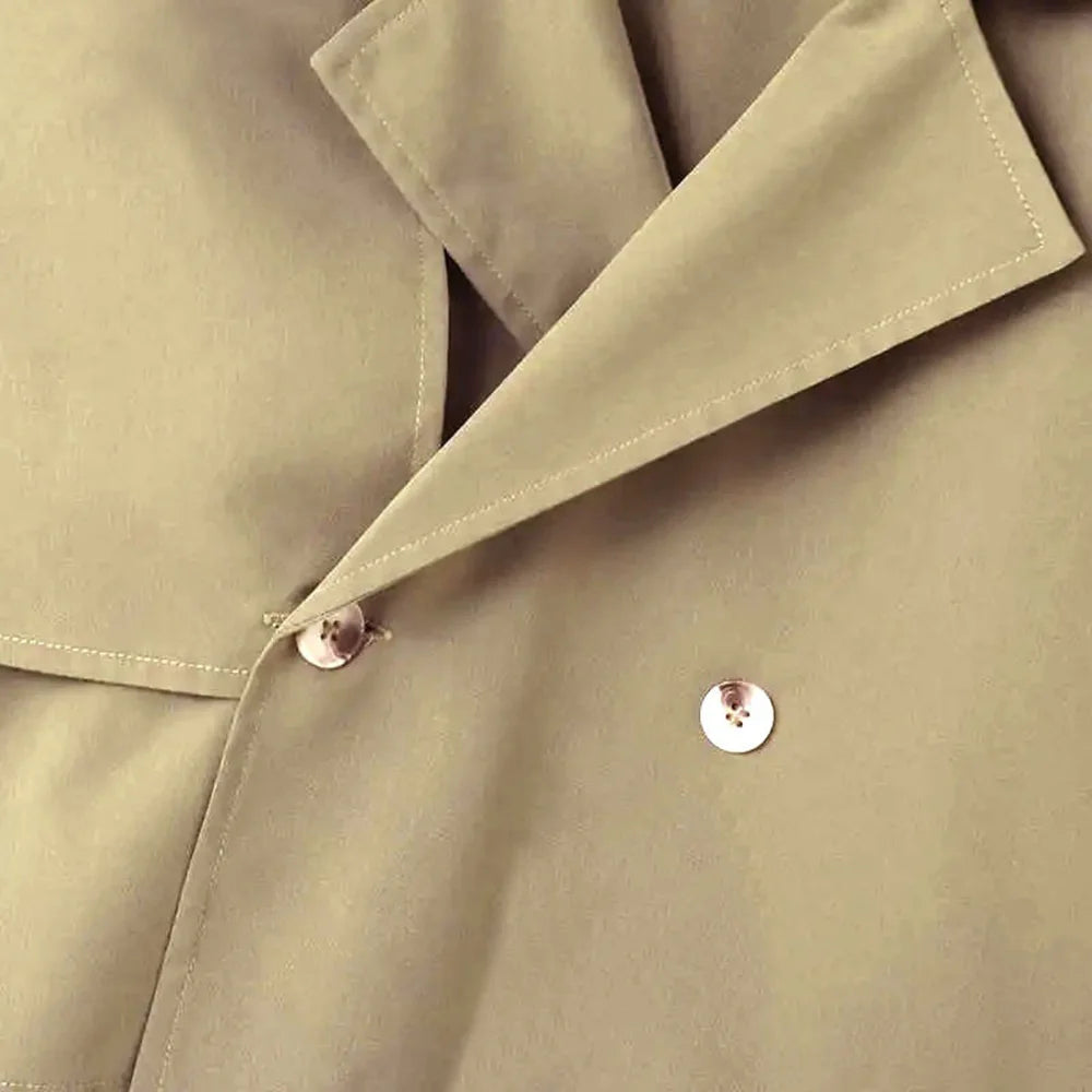 Temperament Workwear Style Windbreaker Jacket