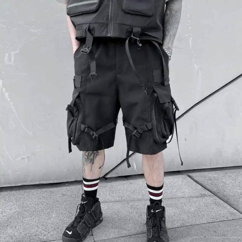 Dark Tactical Loose Fit Techwear Short