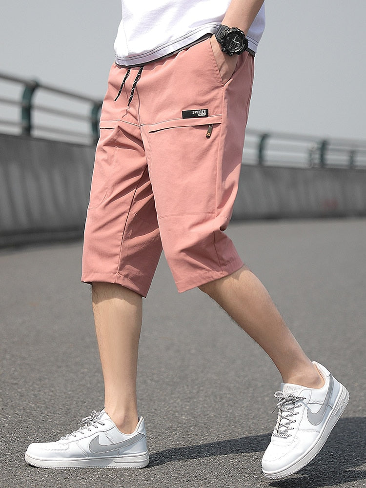 Pantaloncini larghi, casual e traspiranti