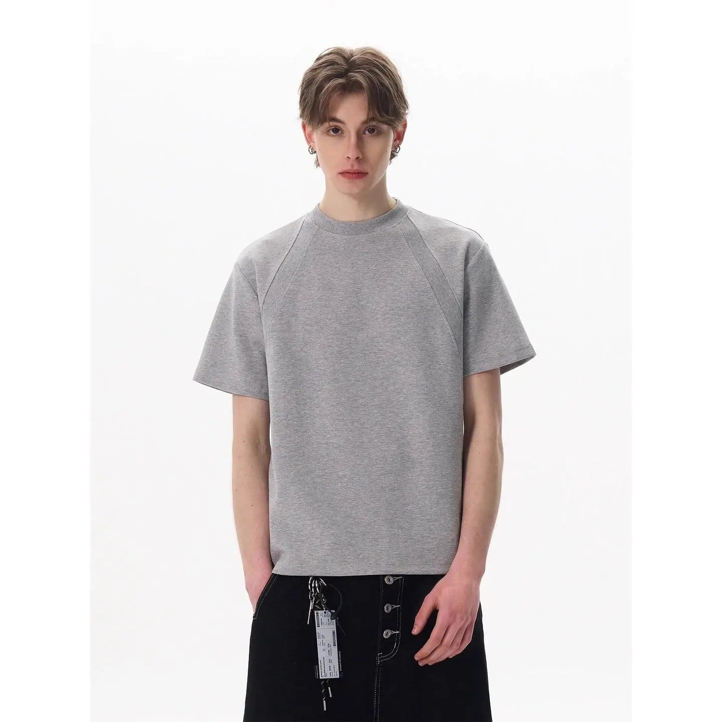 Space Cotton Stitched Box Fit T-Shirt