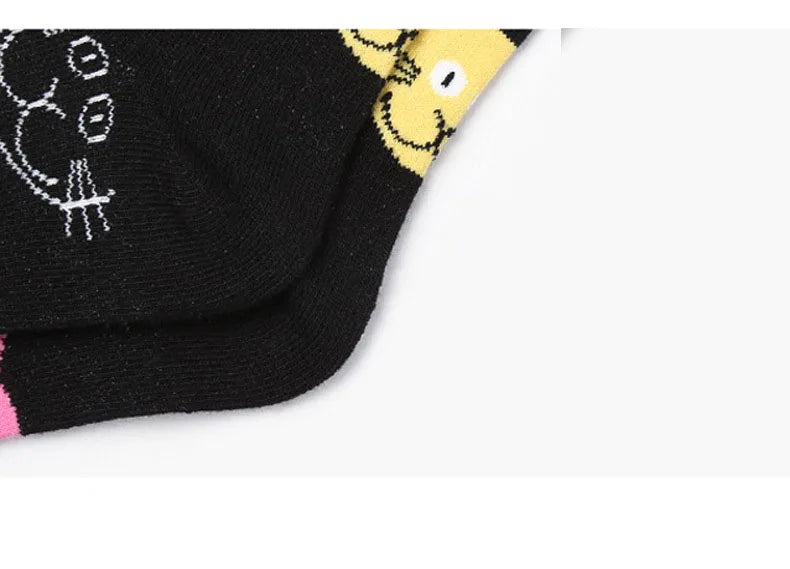 Cute Cartoon Cat Cotton Socks Women