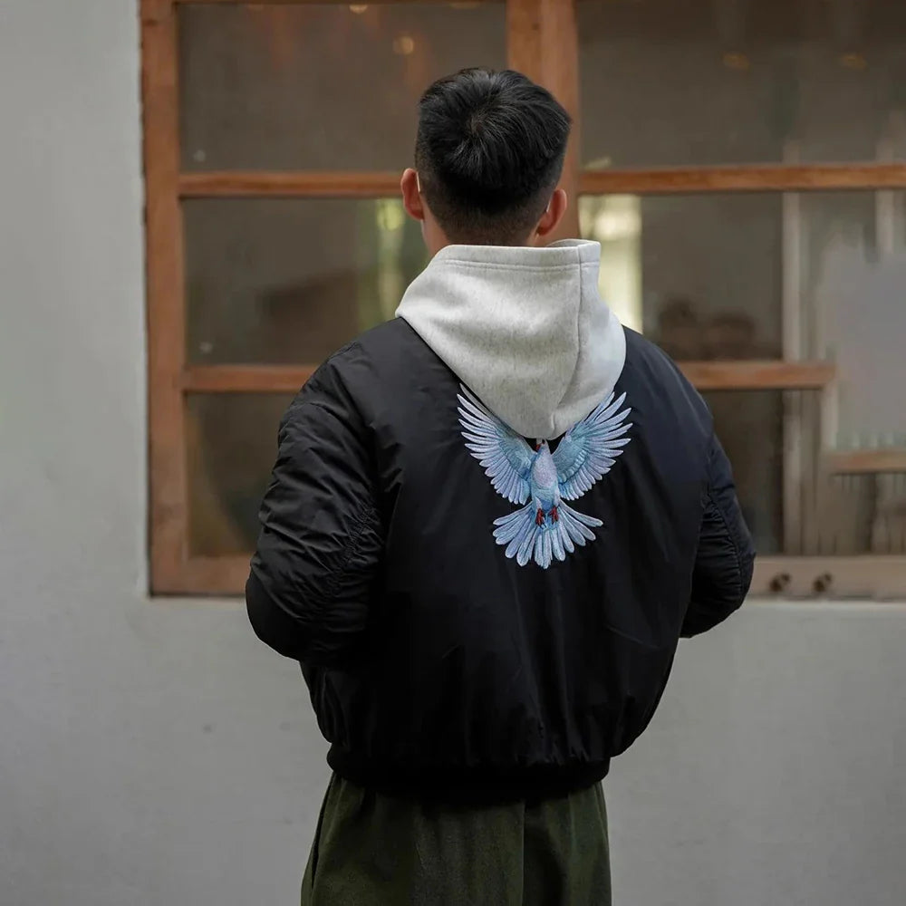 Embroidered Retro High-End Baseball Jacket