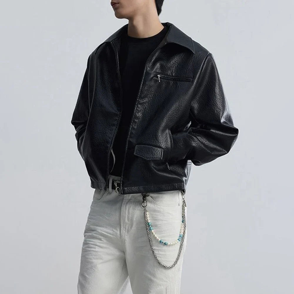 Muse Spring Slim Fit Motorcycle Leather Jacket