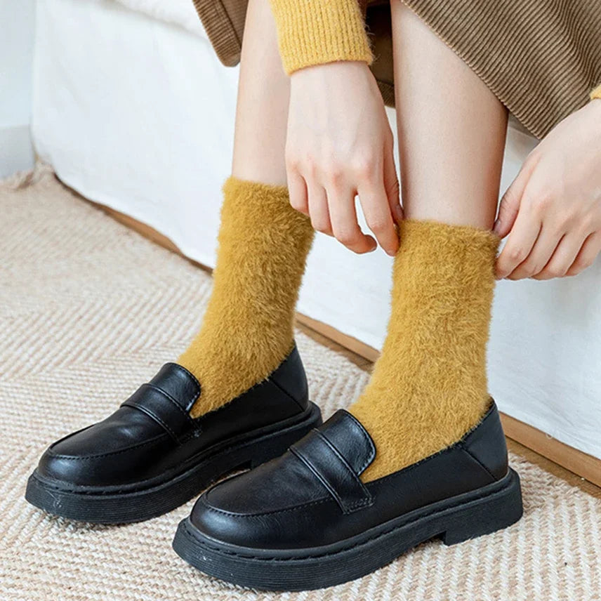 Cozy Soft Winter School Socks