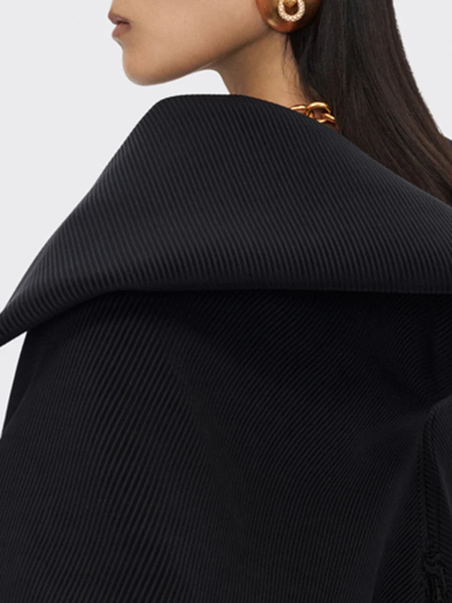 Women Stylish Loose Spliced Zipper Jacket