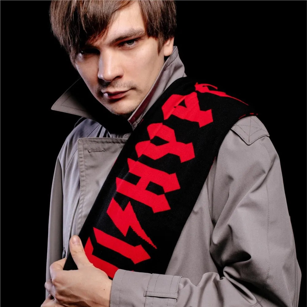 Y2K Knitted Gothic Scarf