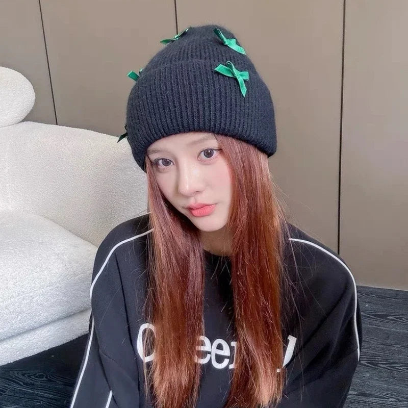 Rabbit Fur Knitted Beanie