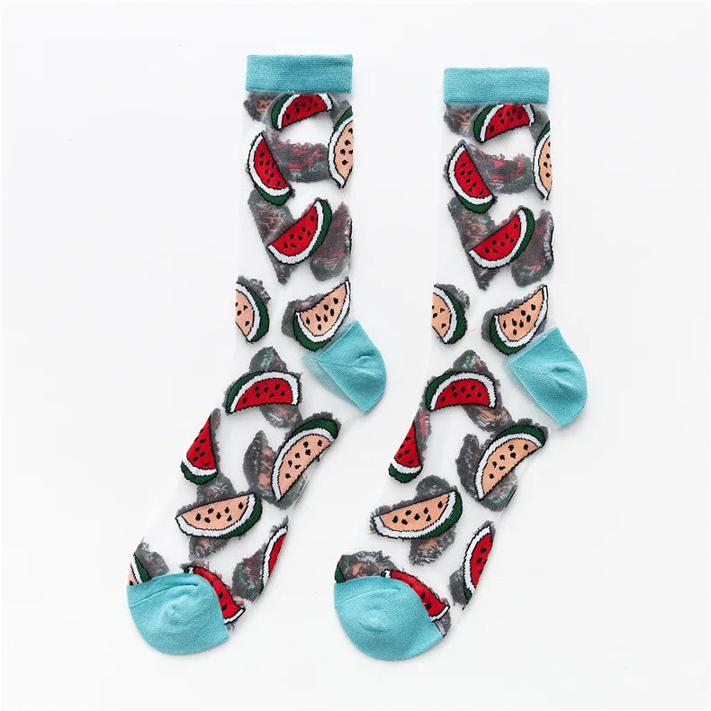 Creative High Quality Cartoon Silk Socks