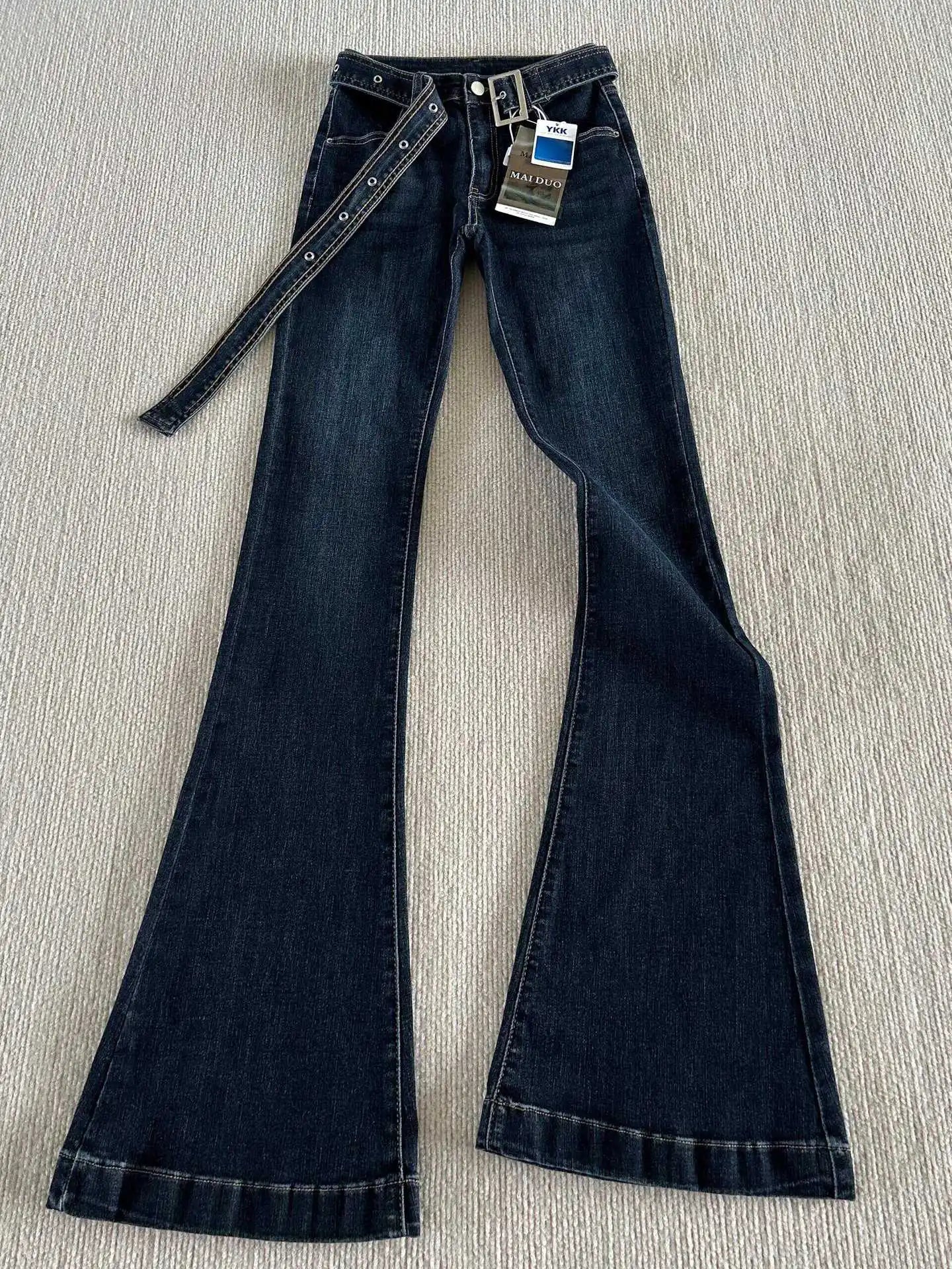 Women Flare Mid-Waist Cool Jeans