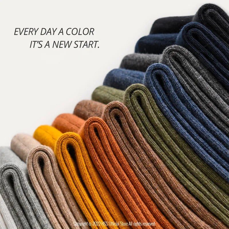 Combed Colorful Breathable Socks