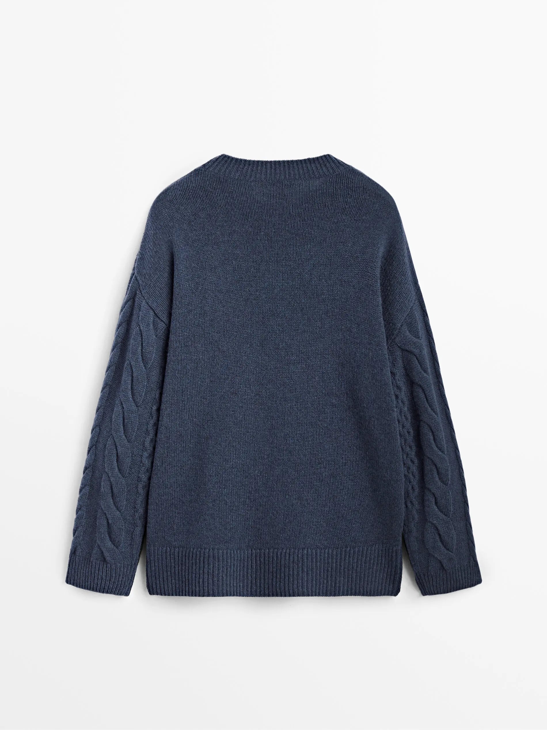 Women Classic Blue Ethereal Striped Sweater