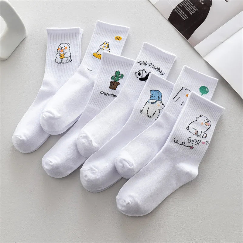 Soft Winter Cute Cartoon Bear Socks