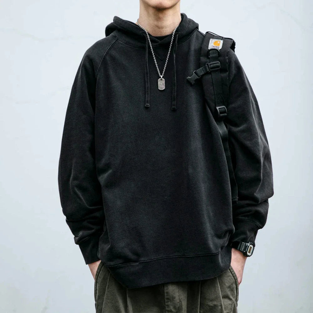 Trendy High-End Washed Japanese Hoodie