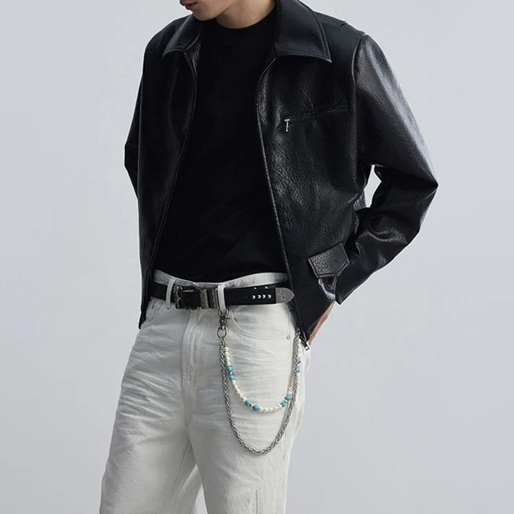 Muse Spring Slim Fit Motorcycle Leather Jacket