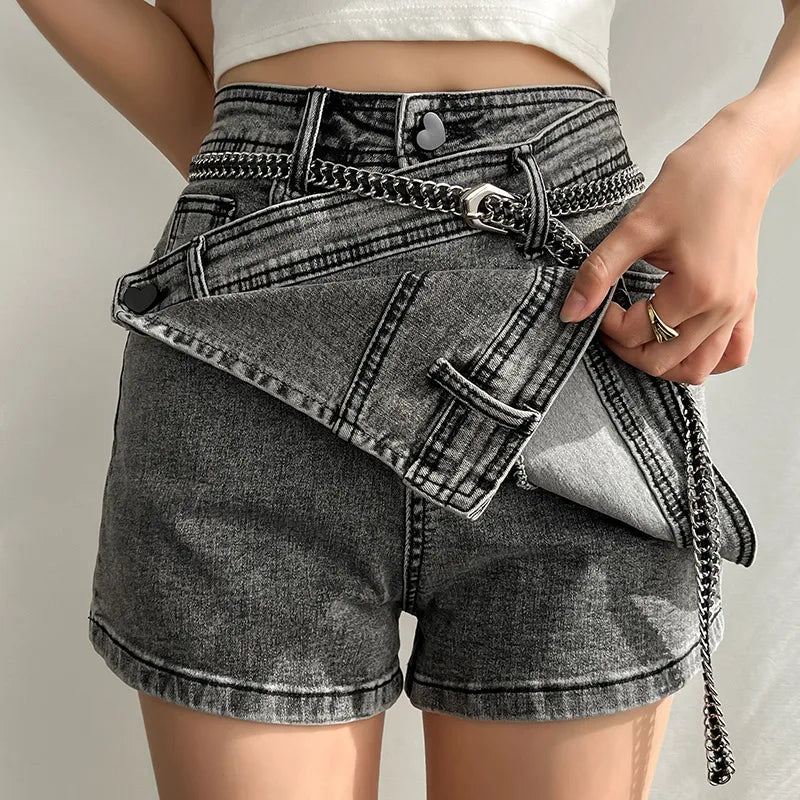 Women's High-waist Irregular Skirt
