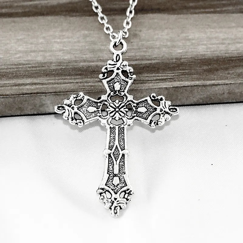 Y2K Vintage Cross Necklace