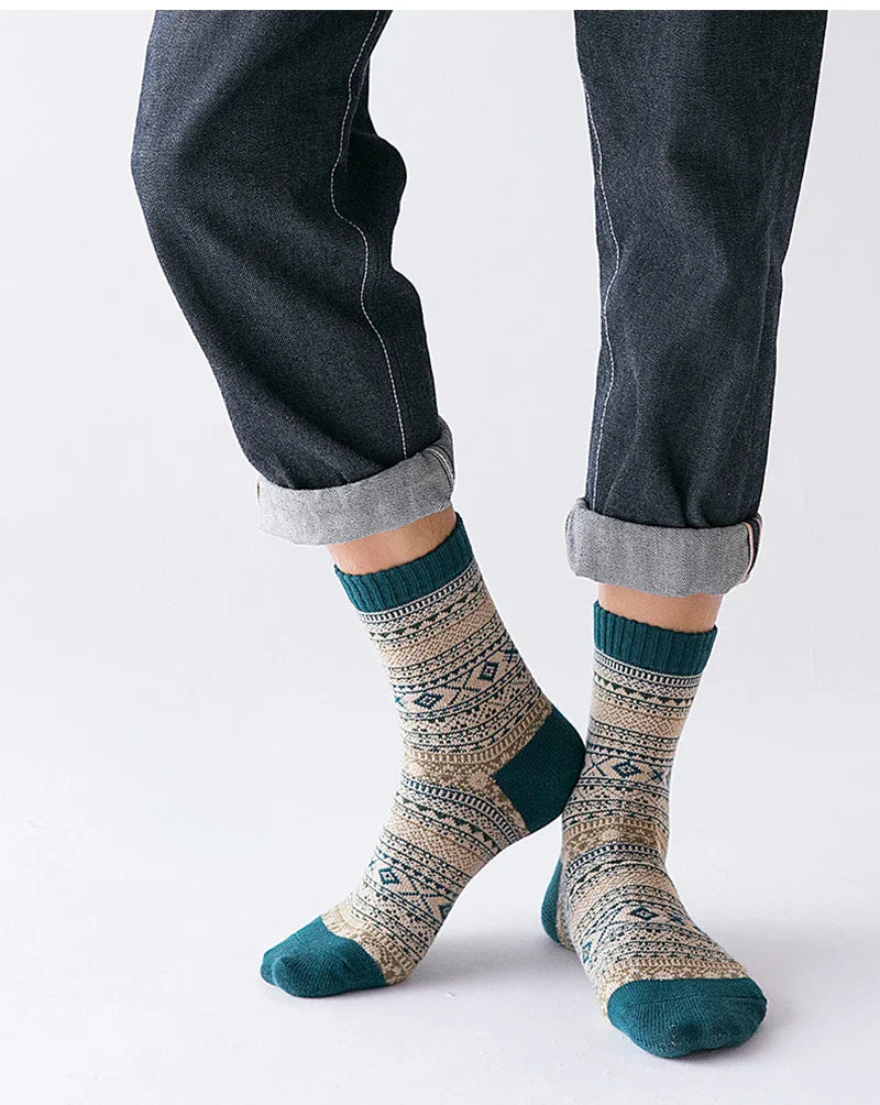 Thick Wool Retro Socks