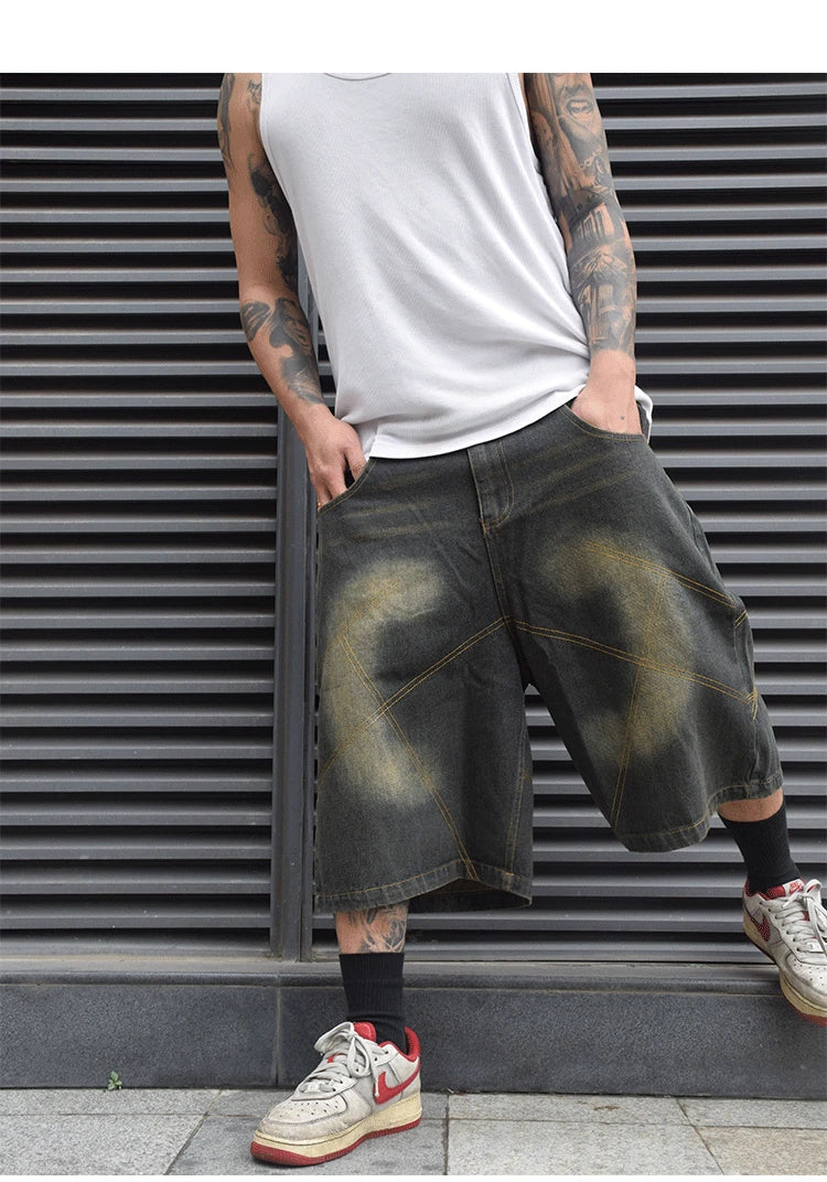 Y2k Baggy Reverse Washed Jorts