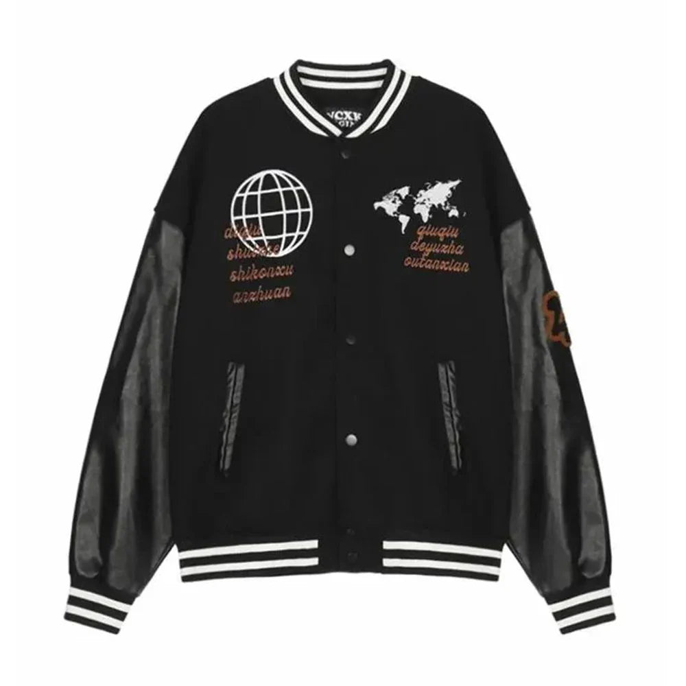 Retro American Style Baseball Versatile Jacket