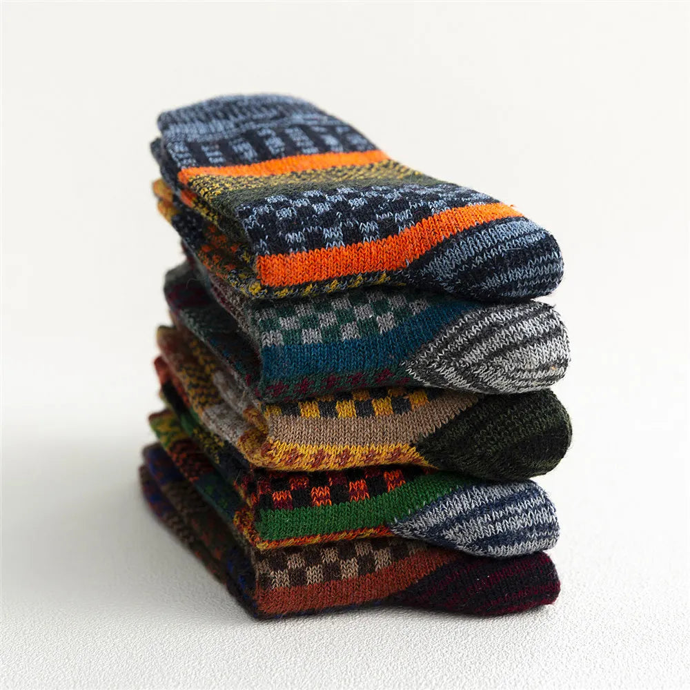 Thick Wool Retro Socks