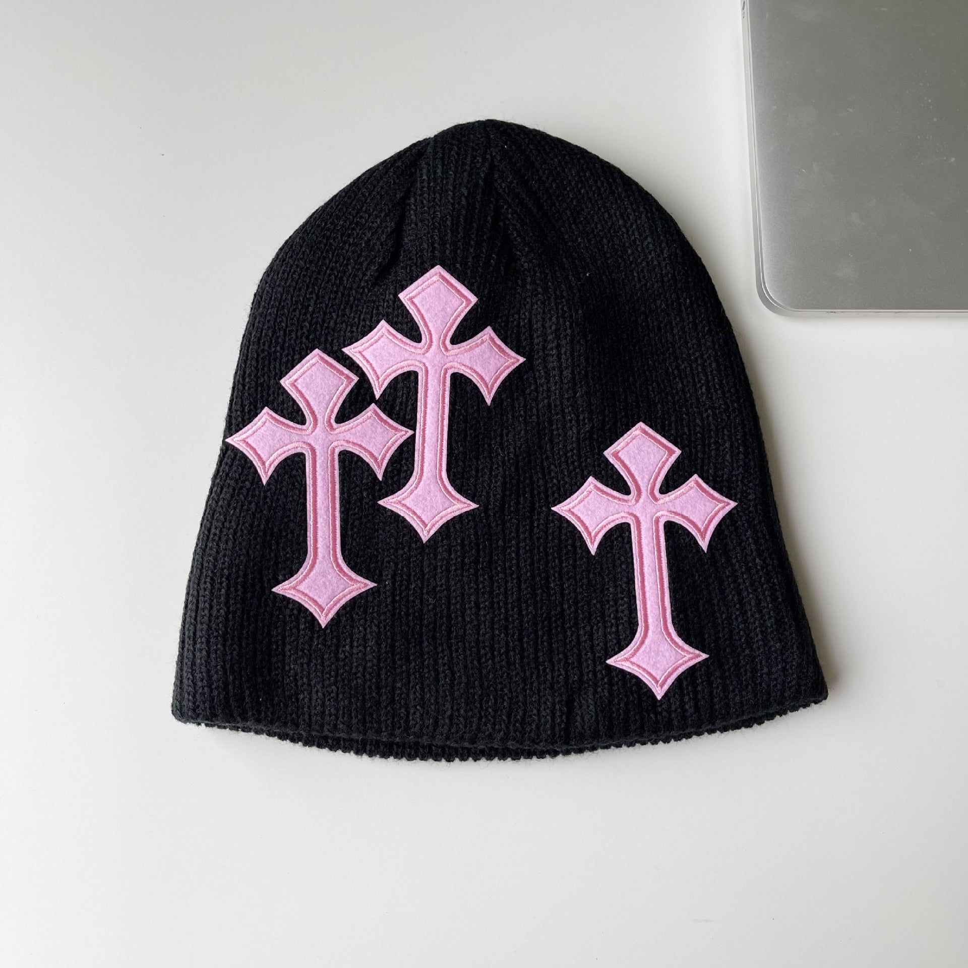 Cross Knitted Beanie