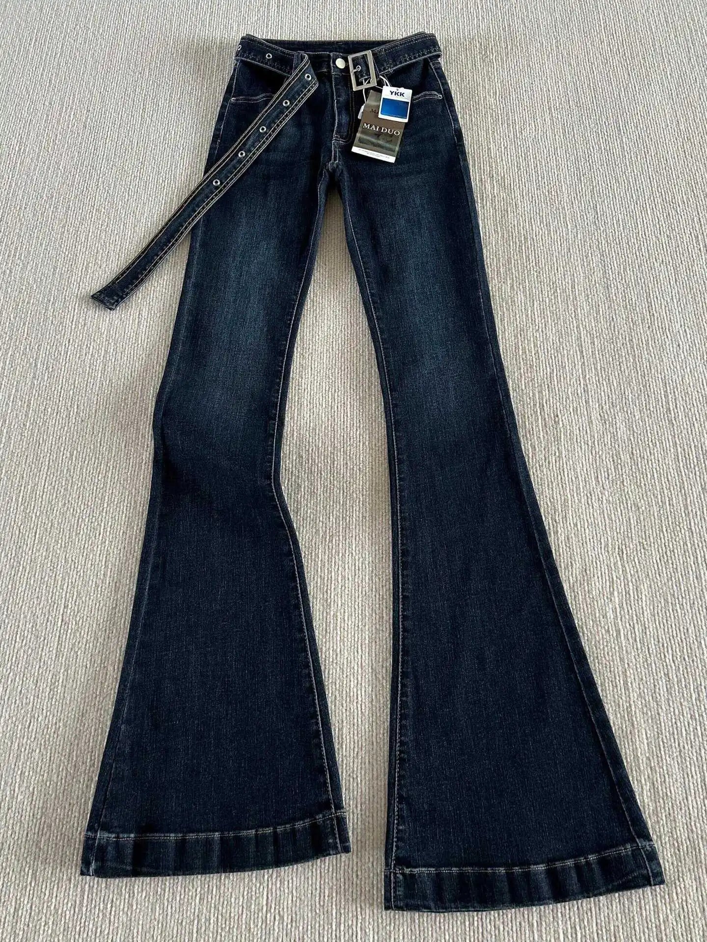 Women Flare Mid-Waist Cool Jeans