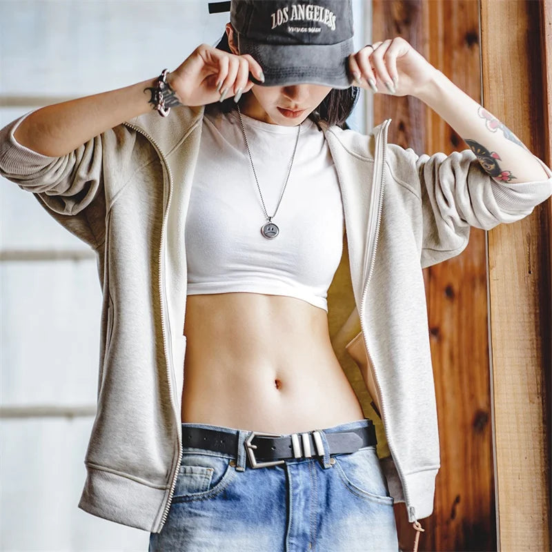 Thickened Fleece Warm Hooded Sweatshirt