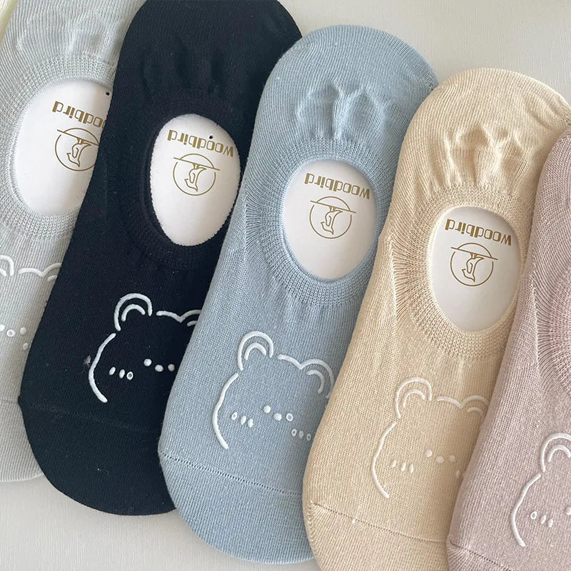 Cute Japanese Cartoon Bear Women Socks