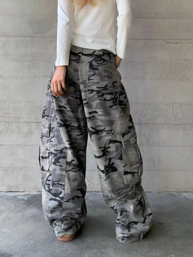 Camouflage Baggy Cool Cargo Jeans