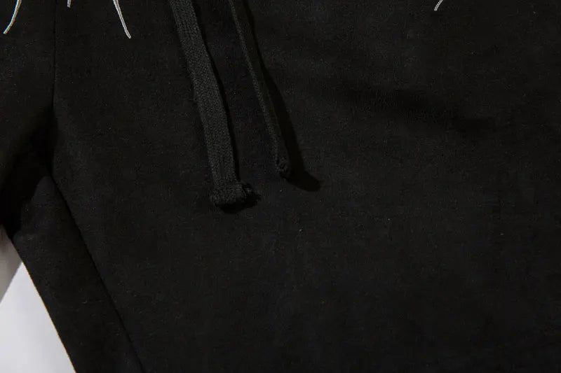 Y2K Embroidery Baggy Shorts