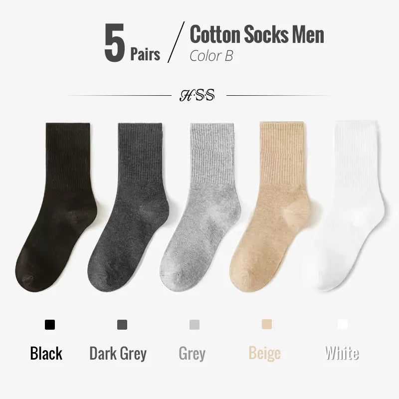 Combed Colorful Breathable Socks