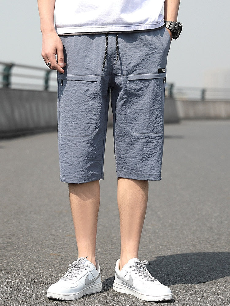 Pantaloncini larghi, casual e traspiranti