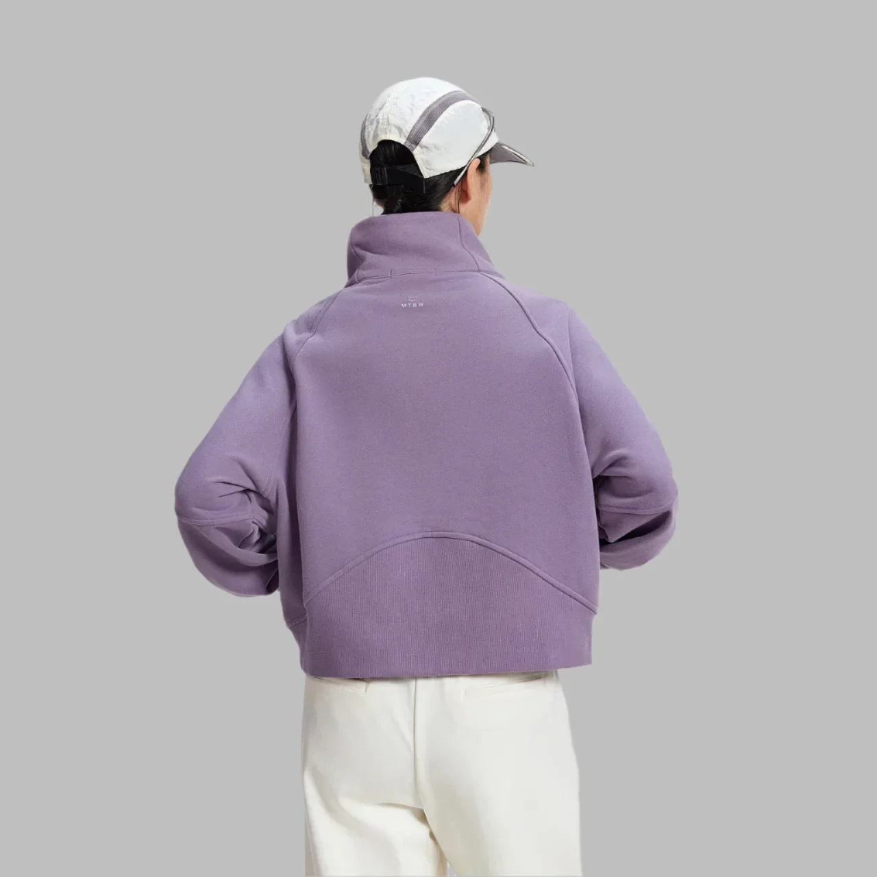 Warm Fleece Half-Zip Sweatshirt