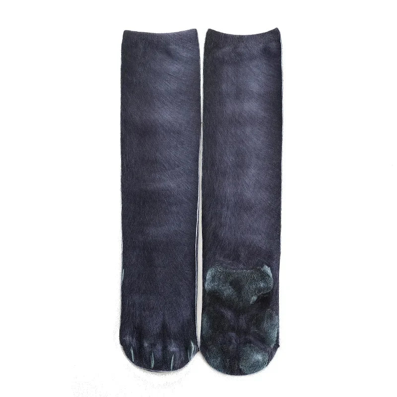 Funny Leopard Tiger 3D Simulation Socks