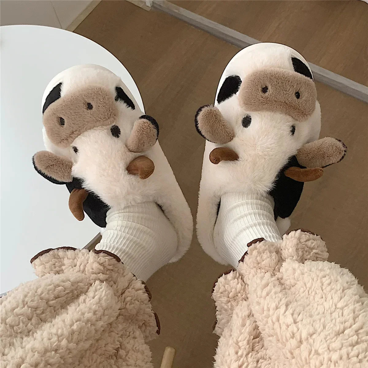 Cow Slippers